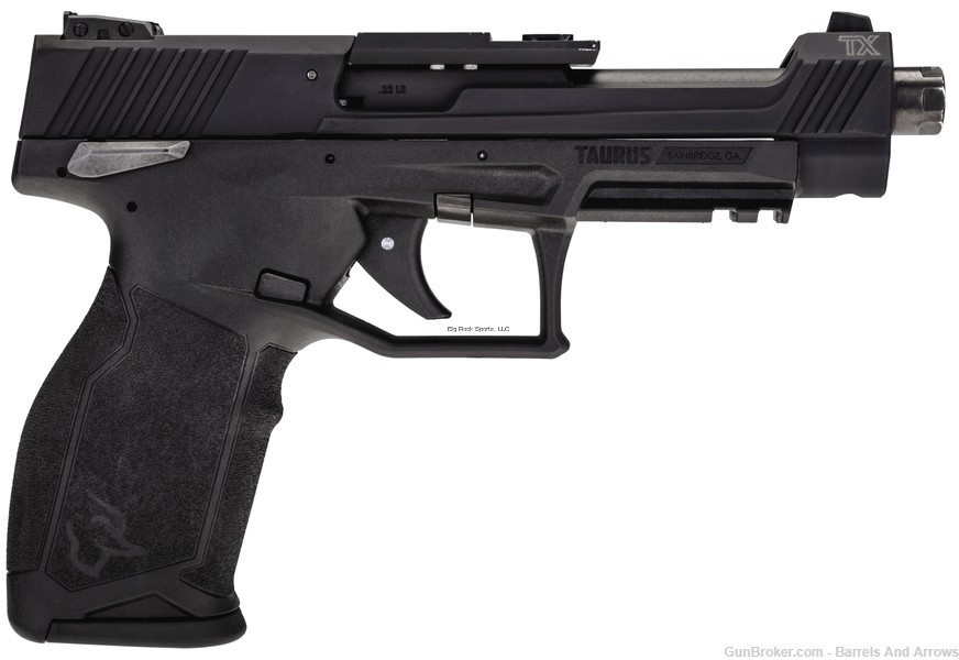 Taurus 1-TX22C151 TX22 Competition Semi-Auto Pistol, 22 LR, 5.4" Bbl, Black-img-0