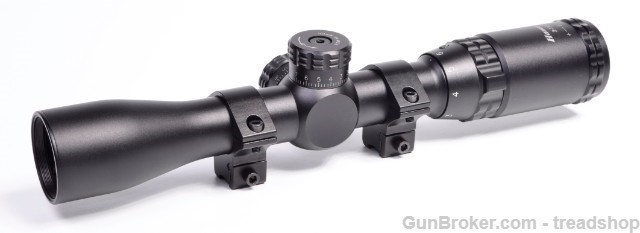 Hammers Rifle Scope 2-7X32 w/ 22 Dovetail Rings-img-0
