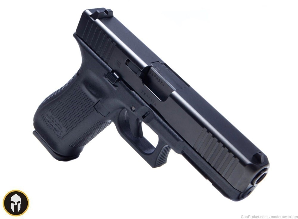 Glock 17 Gen 5 - 4.4" Barrel (9mm) - Front Serrations - Black-img-9