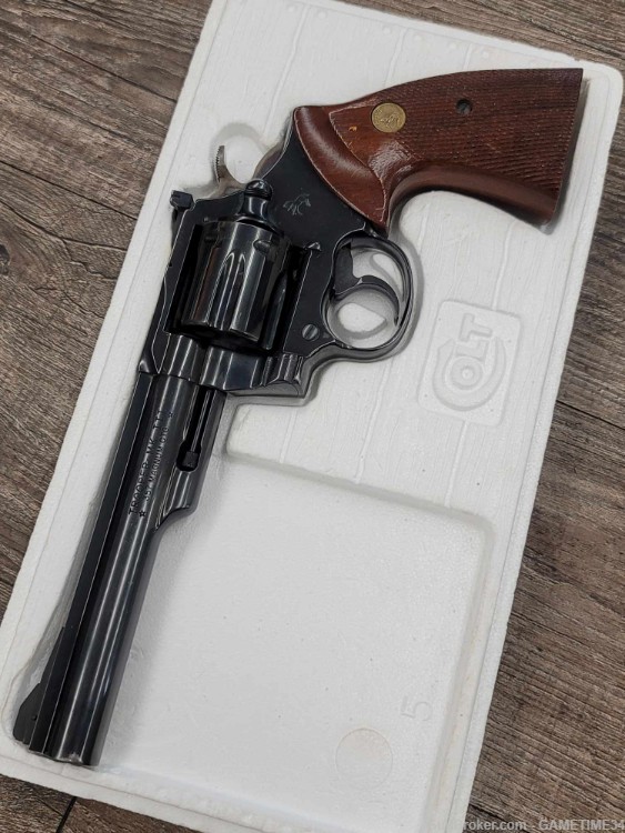 Colt Trooper MK III .357 Magnum 6” DA/SA Revolver, MFD 1977-img-1