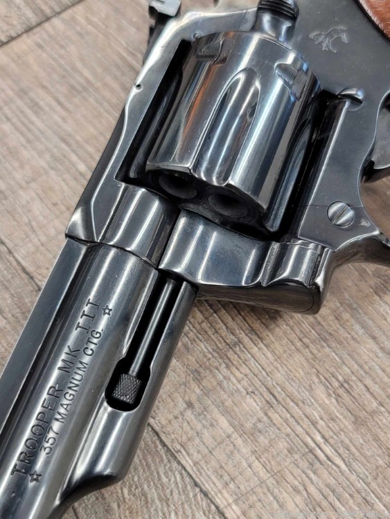 Colt Trooper MK III .357 Magnum 6” DA/SA Revolver, MFD 1977-img-5