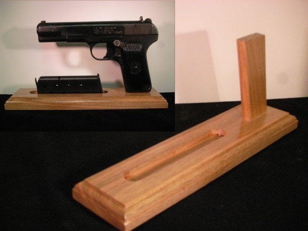 Tokarev T-33 7.62mm Pistol Stand With Mag Slot-img-0