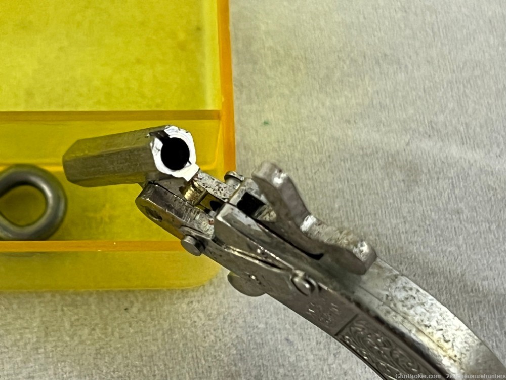 Vintage Maus German 2mm Pinfire Berloque Pistol W/ Original Case-img-4
