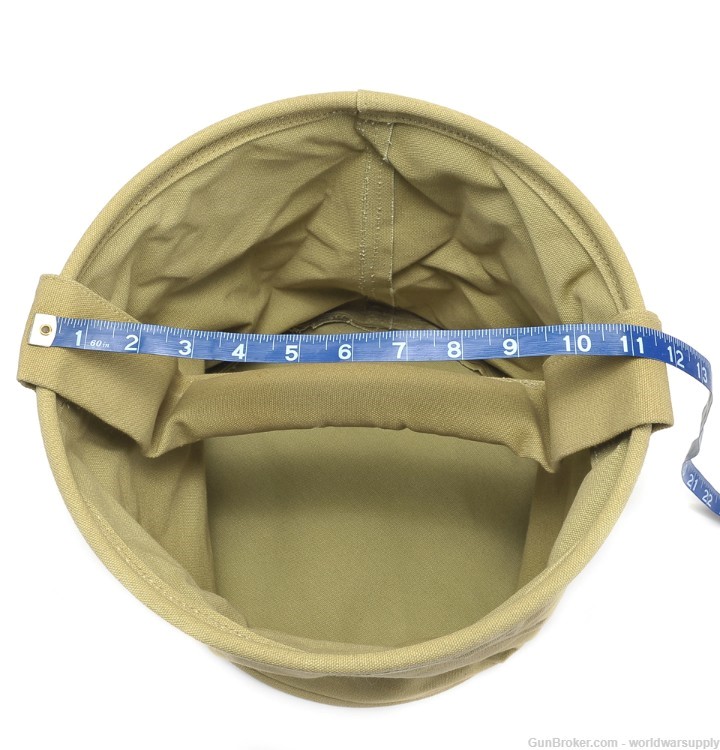 US WW2 Military Collapsible Canvas Water Bucket-img-6