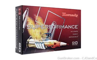 Five (5) Boxes/100RDS Hornady Superformance 6mm Creedmoor Ammo 90gr 81394 -img-0