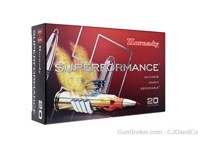 Five (5) Boxes/100RDS Hornady Superformance 6mm Creedmoor Ammo 90gr 81394 