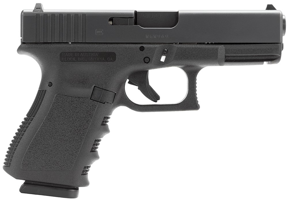 Glock  G19 Gen3 Compact CA Compliant 9mm Luger 4.02 10+1  Black Finish -img-0