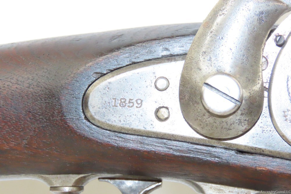 CIVIL WAR Antique US SPRINGFIELD ARMORY Model 1855 .58 Caliber Rifle-MUSKET-img-7