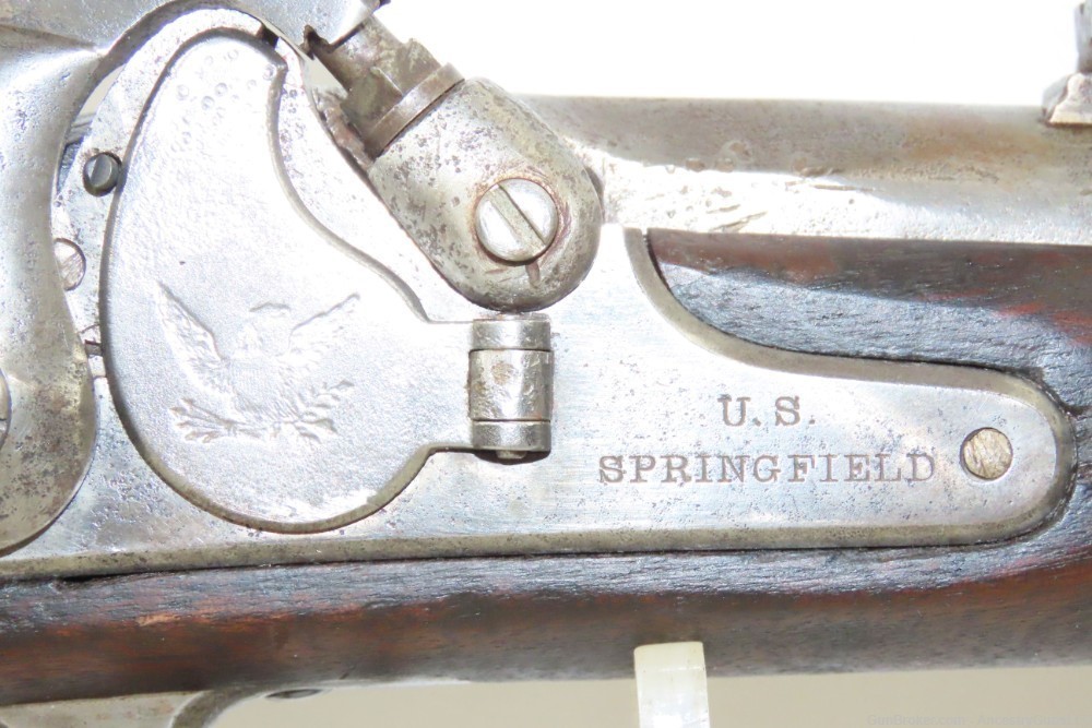 CIVIL WAR Antique US SPRINGFIELD ARMORY Model 1855 .58 Caliber Rifle-MUSKET-img-6