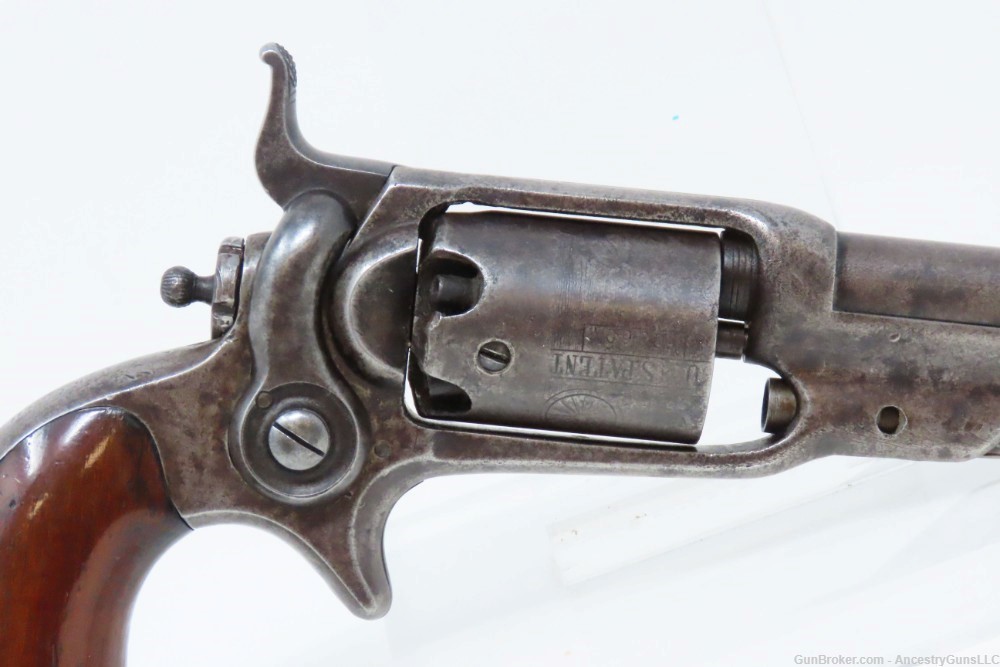 Pre-CIVIL WAR Antique COLT Model 1855 ROOT Side-Hammer POCKET Revolver .31 -img-3