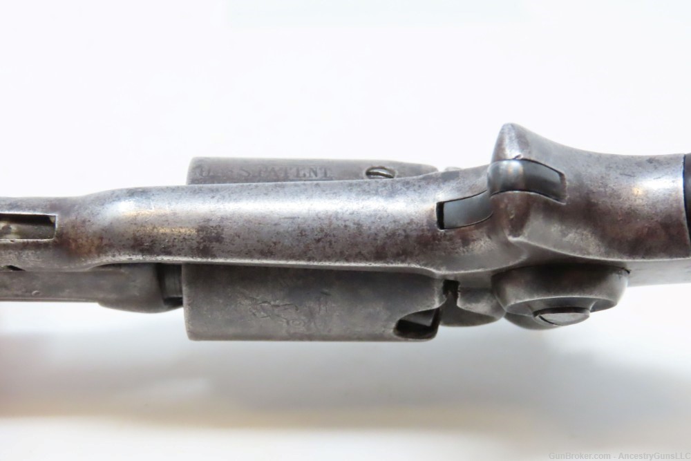 Pre-CIVIL WAR Antique COLT Model 1855 ROOT Side-Hammer POCKET Revolver .31 -img-11