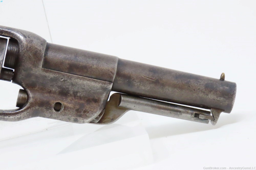 Pre-CIVIL WAR Antique COLT Model 1855 ROOT Side-Hammer POCKET Revolver .31 -img-4