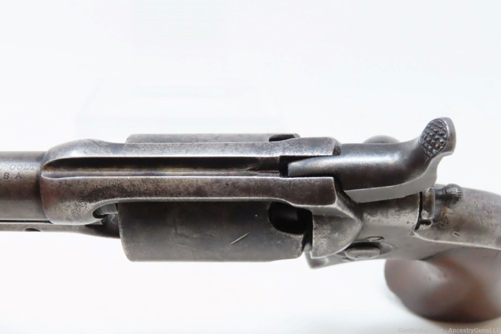 Pre-CIVIL WAR Antique COLT Model 1855 ROOT Side-Hammer POCKET Revolver .31 -img-8