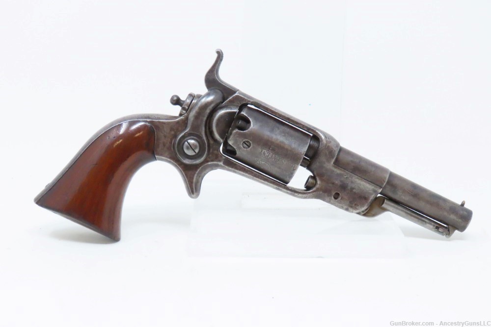 Pre-CIVIL WAR Antique COLT Model 1855 ROOT Side-Hammer POCKET Revolver .31 -img-1