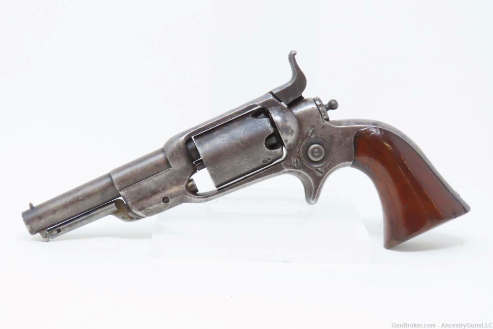 Pre-CIVIL WAR Antique COLT Model 1855 ROOT Side-Hammer POCKET Revolver .31 -img-13