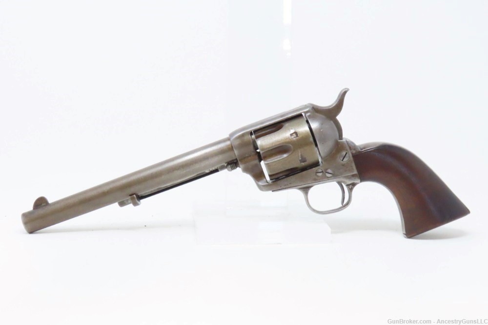 LETTERED 1882 COLT FRONTIER SIX-SHOOTER .44-40 WCF SAA Revolver 7 ½ Antique-img-2