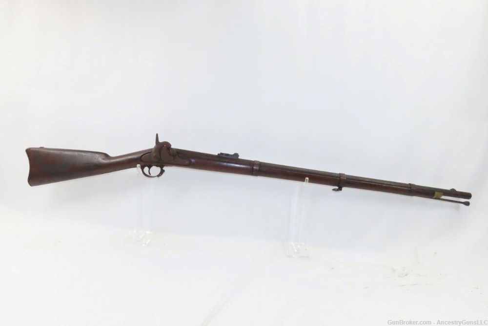 Scarce CIVIL WAR Antique U.S. HARPERS FERRY ARSENAL Model 1855 Rifle-MUSKET-img-1