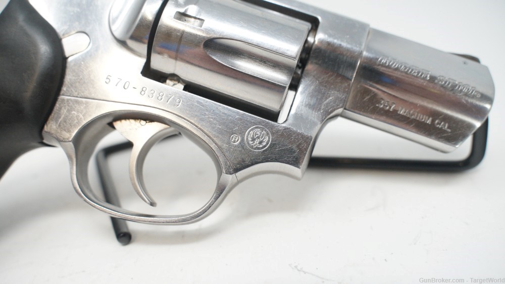 RUGER SP101 .357 MAG STAINLESS FIXED SIGHTS DOUBLE ACTION 5 ROUND (19235)-img-5