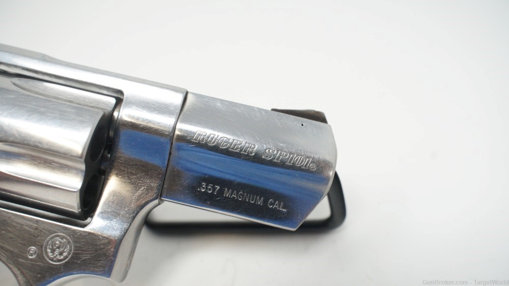 RUGER SP101 .357 MAG STAINLESS FIXED SIGHTS DOUBLE ACTION 5 ROUND (19235)-img-9
