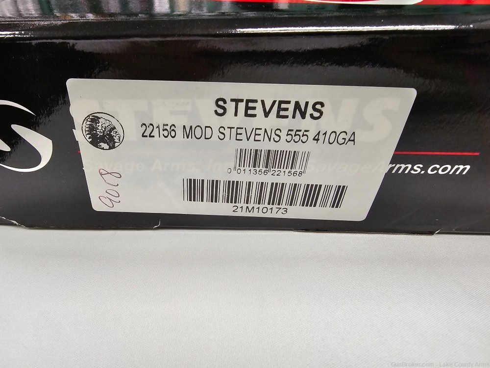 Stevens Savage 555 Compact 410GA Over/Under Shotgun 24" BBL 22156-img-13