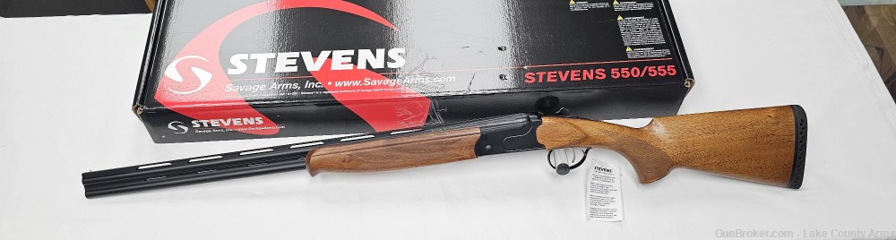 Stevens Savage 555 Compact 410GA Over/Under Shotgun 24" BBL 22156-img-1