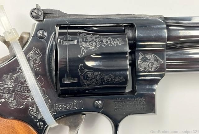 Smith & Wesson 27 75th Anniversary of the 357 Magnum, Engraved in Case-img-3