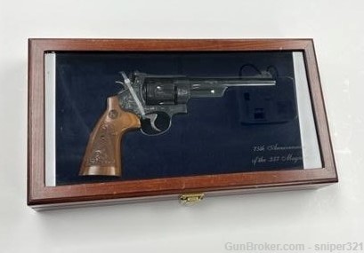 Smith & Wesson 27 75th Anniversary of the 357 Magnum, Engraved in Case-img-9