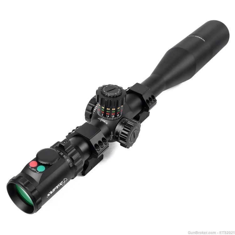 KT10-50X60SAL Riflescope 35mm Tube illuminated MOA reticle-img-7
