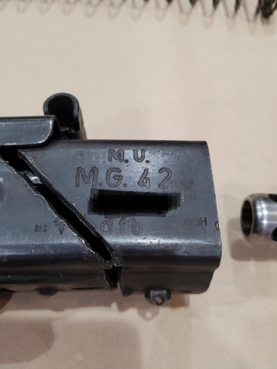 WWII ERA GERMAN MG42 PARTS KIT w/ BARREL - 1944 -img-2