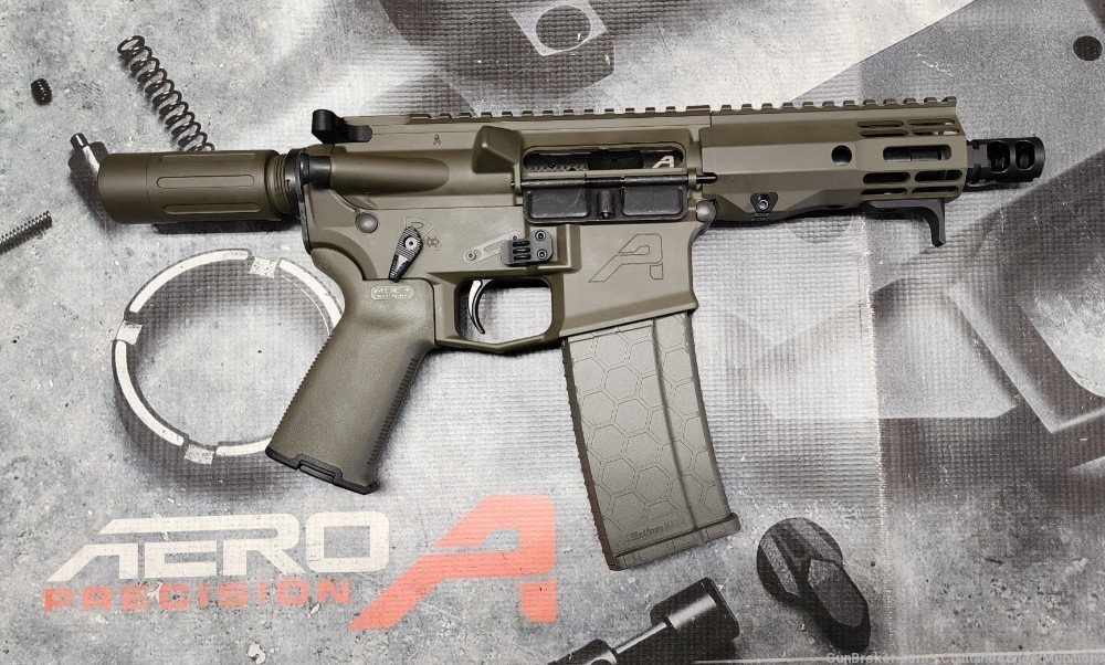Aero Precision 300 BLK or 5.56 NATO 5" Micro Pistol - You Pick the Caliber-img-0