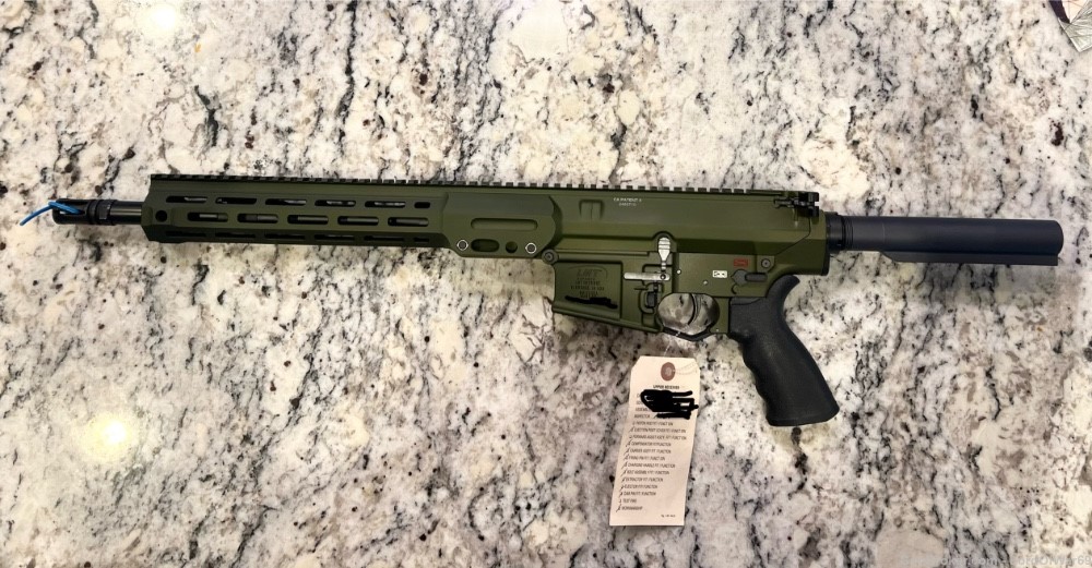 LMT MARS-H 14.5” 6.5 Creedmoor Factory Canteen Green Anodized 1 of 100-img-1