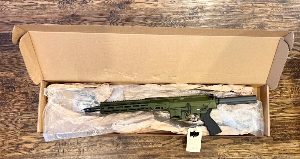 LMT MARS-H 14.5” 6.5 Creedmoor Factory Canteen Green Anodized 1 of 100-img-0