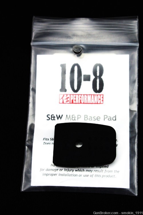 10-8 Performance S&W M&P 9mm/.40cal Base Pad; NOS-img-2