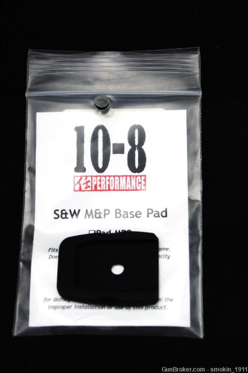 10-8 Performance S&W M&P 9mm/.40cal Base Pad; NOS-img-3