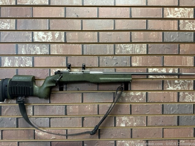 Weatherby MKV Accumark 26" 300WBY with custom Bell and Carlson stock-img-0