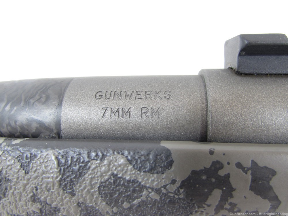 Used: Gunwerks GLR 24" 7mm Remington Magnum Carbon Fiber Barrel-img-16