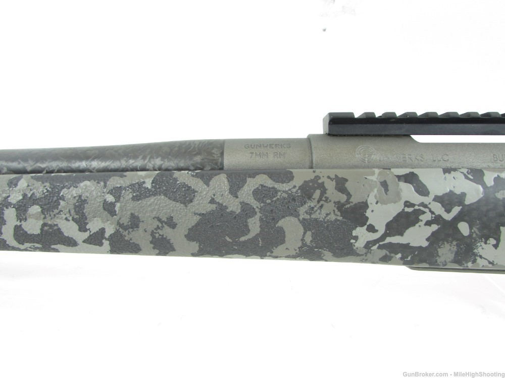 Used: Gunwerks GLR 24" 7mm Remington Magnum Carbon Fiber Barrel-img-10