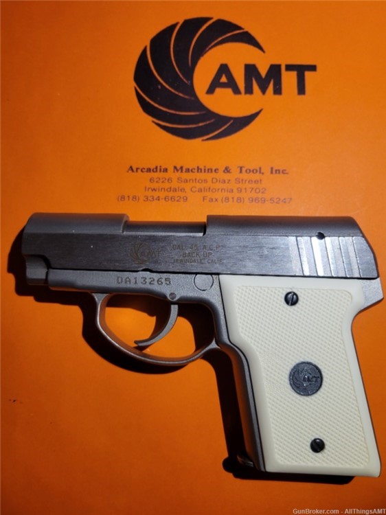 AMT Large Frame Backup grips w/medallion-9mm,40SW,45ACP,357,38Super,400Corb-img-3