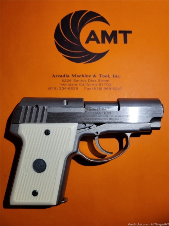 AMT Large Frame Backup grips w/medallion-9mm,40SW,45ACP,357,38Super,400Corb-img-5