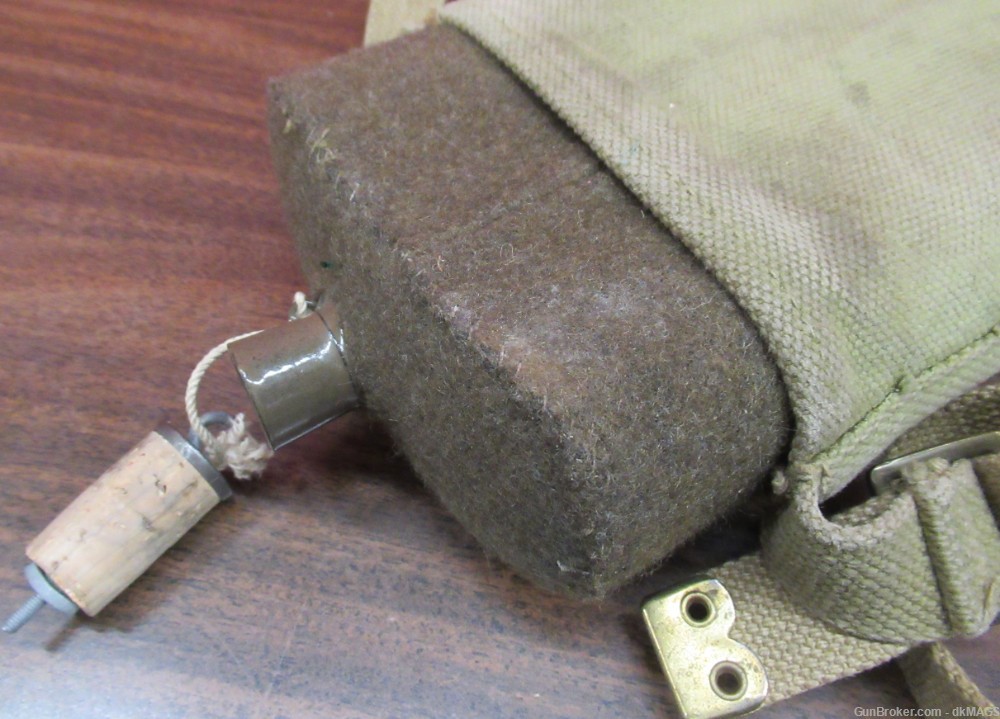 Original WW2 British Canteen 1941 Marked Military Surplus WWII Carry Bag-img-5