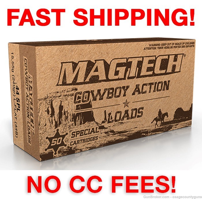 Magtech Cowboy Action LFN - 240 Gr - .44 S&W Spl - 50 Rds-img-0