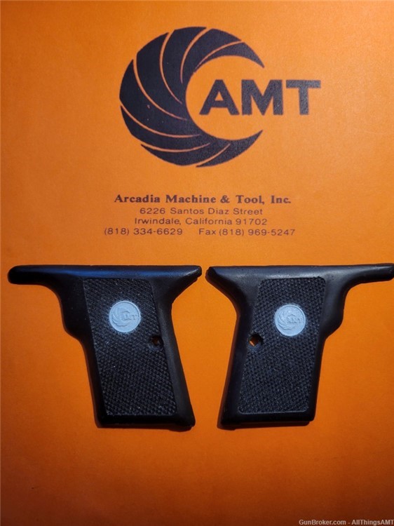AMT/iAi Small Frame Backup Double Action Only Custom grips (.380ACP, 9mm Ku-img-1
