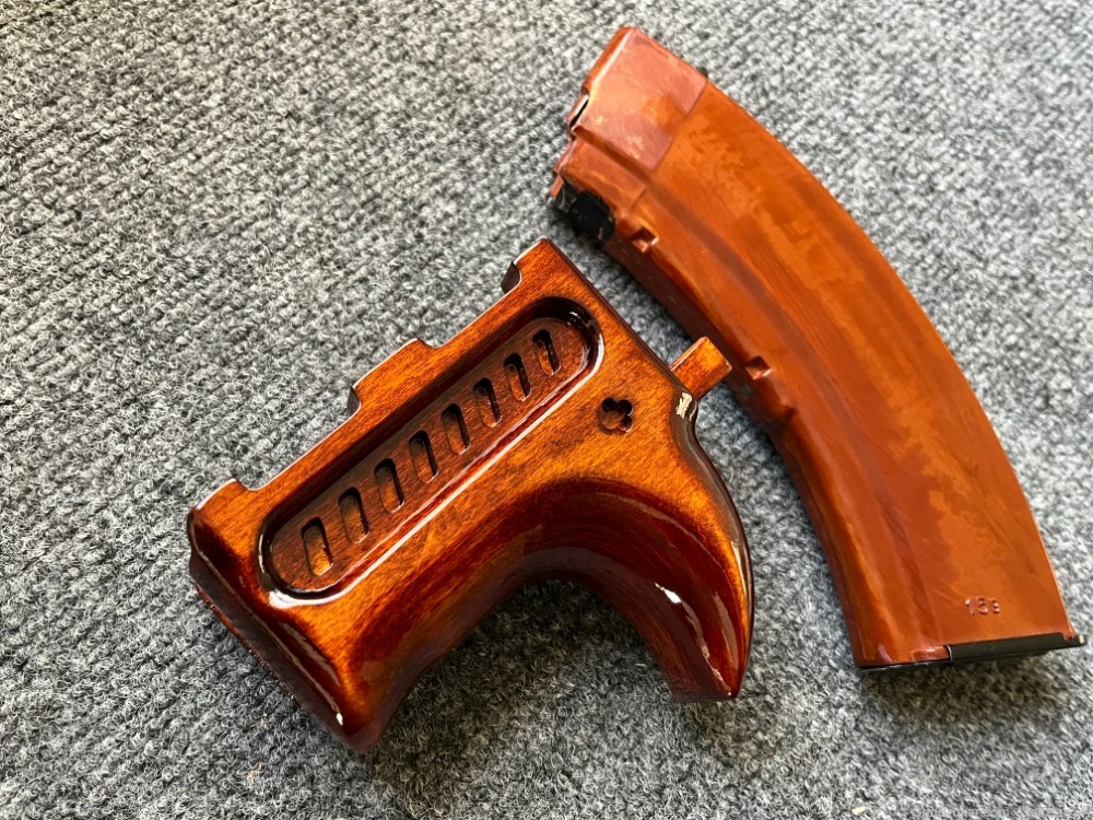 High Quality Custom Micro Draco Semi Vented Fin Wood Handguard / Forend-img-7
