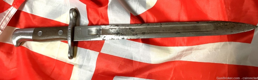 Swiss Bayonet, model of 1918 made by Waffenfabrik Neuhausen-img-0