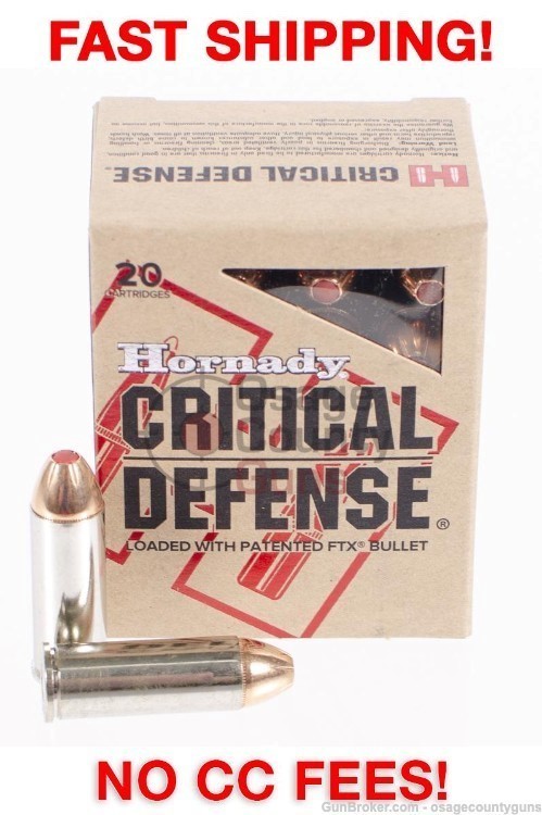 Hornady Critical Defense FTX - .45 Colt - 185gr - 20rd-img-0