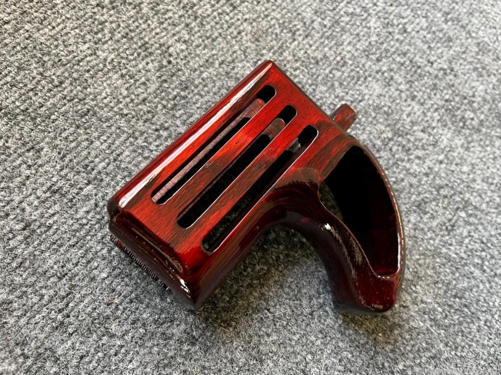 High Quality Custom Micro Draco Slot Vented Fin Wood Handguard / Forend-img-4