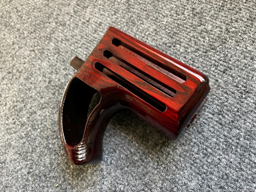 High Quality Custom Micro Draco Slot Vented Fin Wood Handguard / Forend-img-5