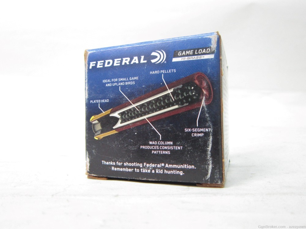 Federal Hi-Brass Game Load .410 2 1/2 Inch Shotgun Shells, #6 Shot, 24 Each-img-2