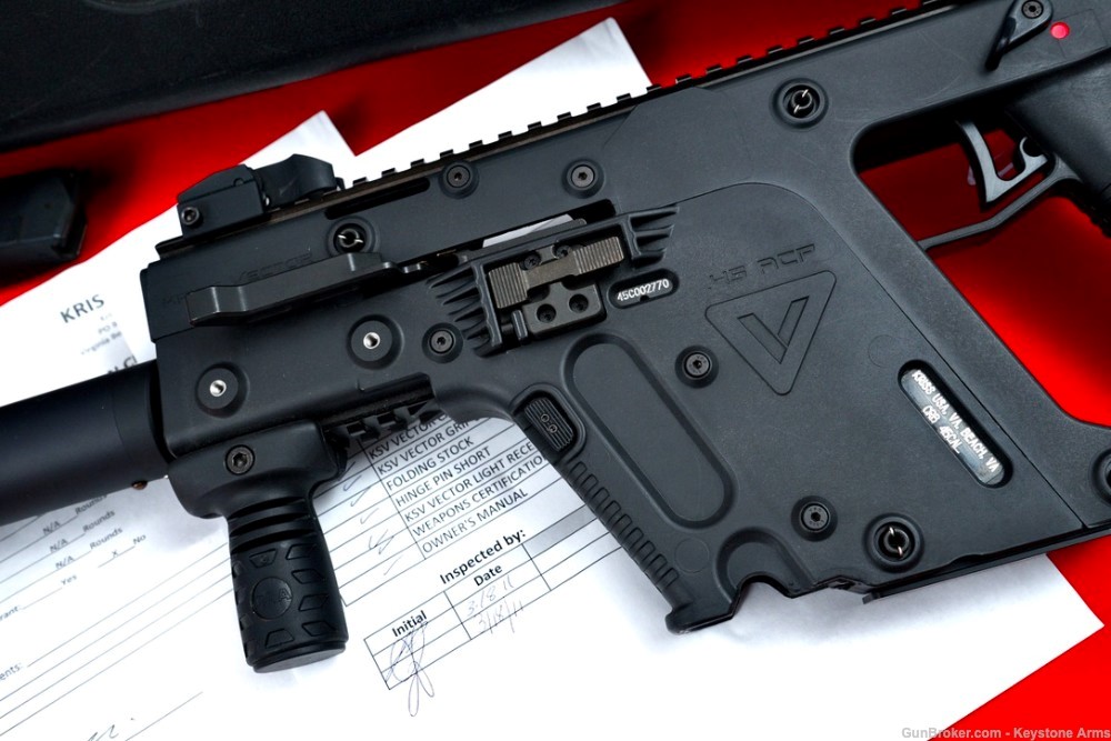 Awesome Kriss Vector Super V CRB .45 ACP Rifle w/ Original Case As New-img-3