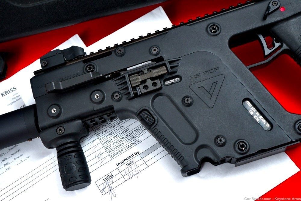 Awesome Kriss Vector Super V CRB .45 ACP Rifle w/ Original Case As New-img-5